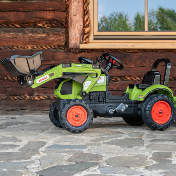 Traktor na pedały z przyczepą Claas / Falk