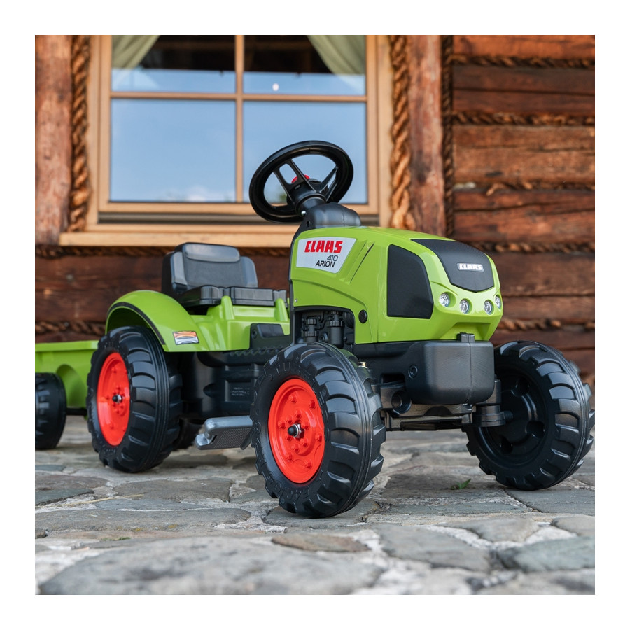 Traktor na pedały z przyczepą Claas / Falk