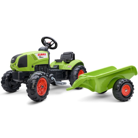 Traktor na pedały z przyczepą Claas / Falk