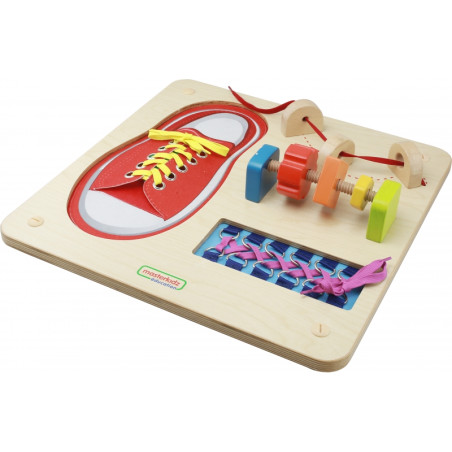 Tablica edukacyjna Nauka sznurowania / Masterkidz