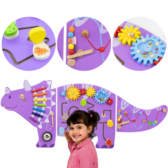 Tablica sensoryczno-manipulacyjna Triceratops / Viga