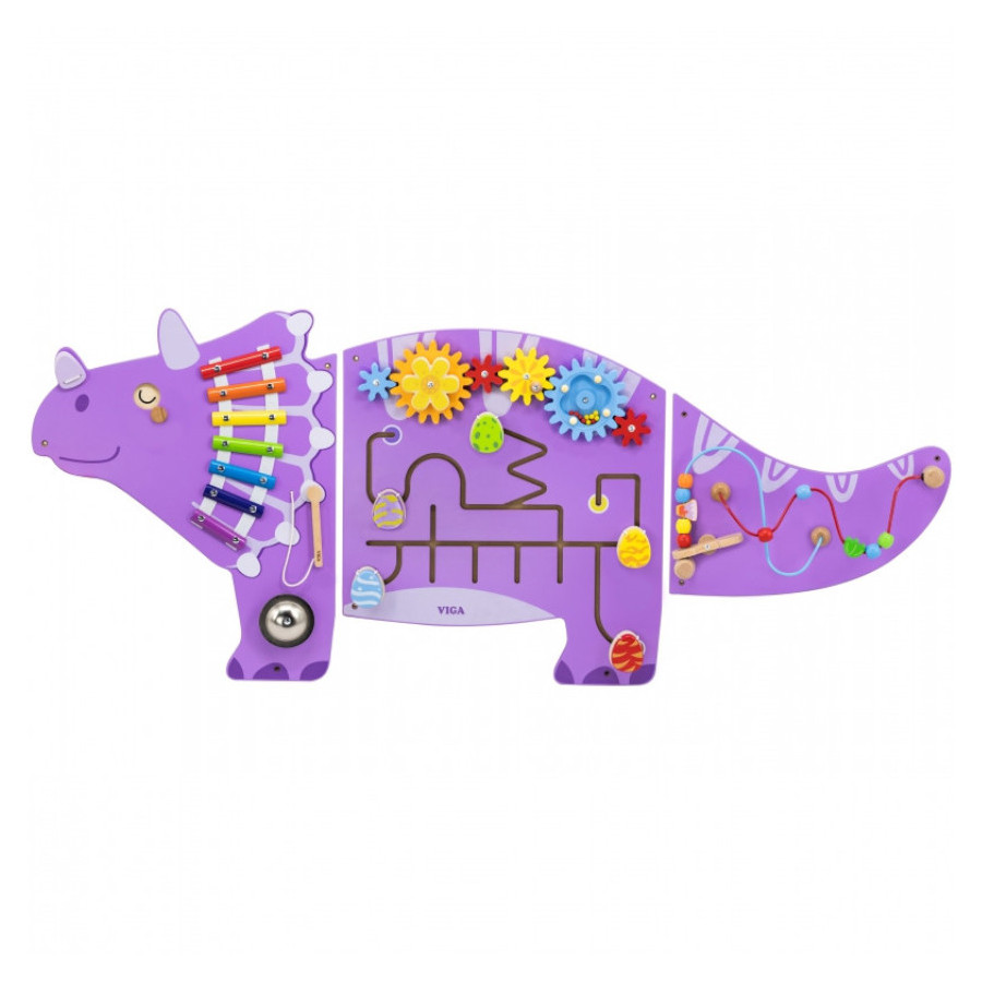 Tablica sensoryczno-manipulacyjna Triceratops / Viga