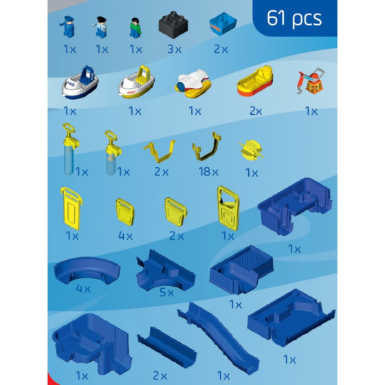 Tor wodny ze statkami Amsterdam Waterplay / Big