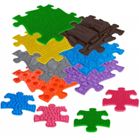 Ścieżka sensoryczna Puzzle 7 el. + 4 el. małe / Woopi
