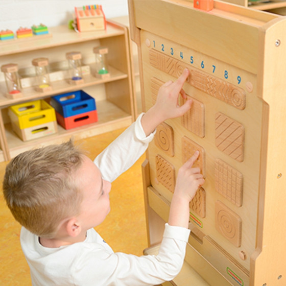 Tablica sensoryczna Rozpoznawanie faktur / Masterkidz