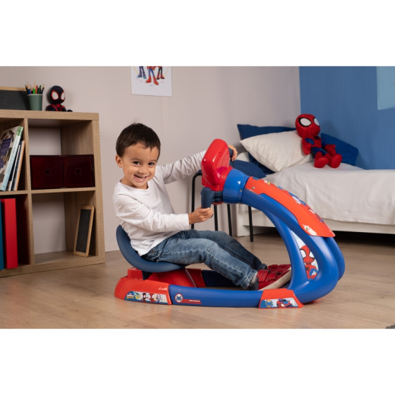 Symulator jazdy ze światłem i dźwiękiem Spidey / Smoby