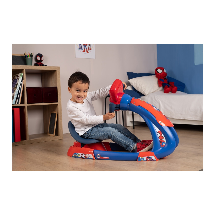 Symulator jazdy ze światłem i dźwiękiem Spidey / Smoby