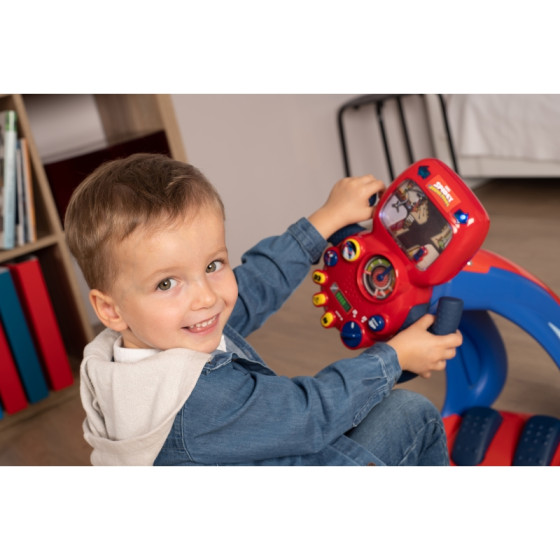 Symulator jazdy ze światłem i dźwiękiem Spidey / Smoby