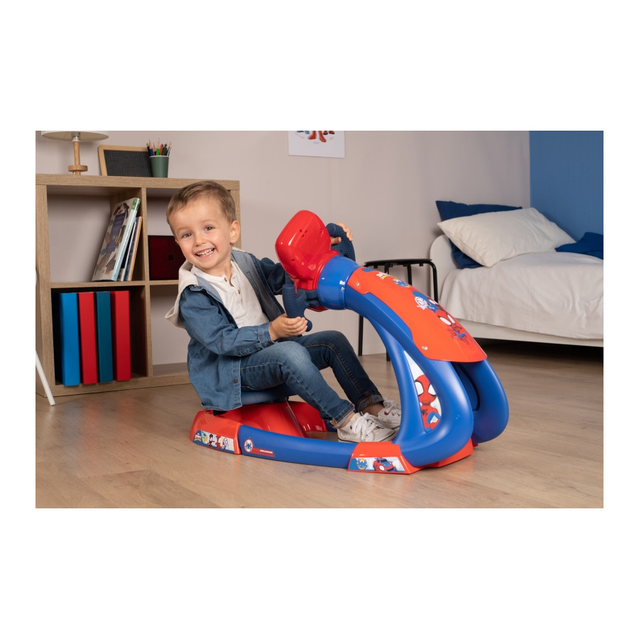 Symulator jazdy ze światłem i dźwiękiem Spidey / Smoby