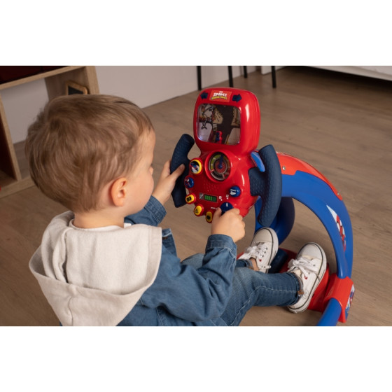 Symulator jazdy ze światłem i dźwiękiem Spidey / Smoby