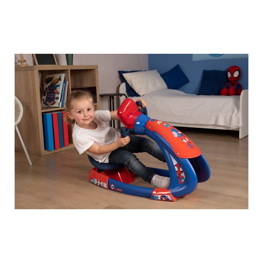 Symulator jazdy ze światłem i dźwiękiem Spidey / Smoby
