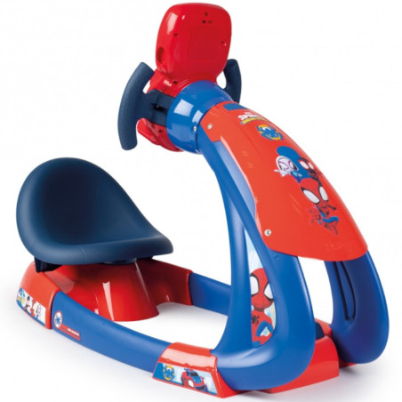 Symulator jazdy ze światłem i dźwiękiem Spidey / Smoby