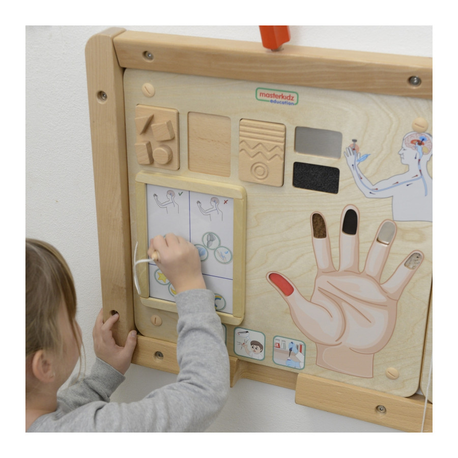Tablica Edukacyjna Zmysł Dotyku / Masterkidz