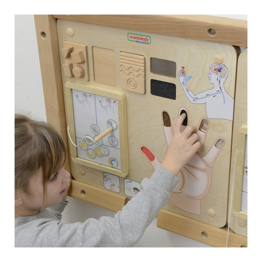 Tablica Edukacyjna Zmysł Dotyku / Masterkidz