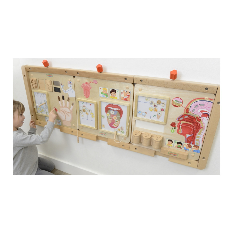 Tablica Edukacyjna Zmysł Dotyku / Masterkidz