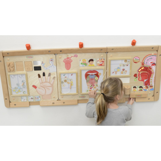 Tablica Edukacyjna Zmysł Dotyku / Masterkidz