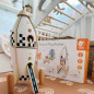 Domek dla lalek Rakieta kosmiczna + figurki i akcesoria / Classic World Domek dla lalek Rakieta kosmiczna + figurki i akcesoria / Classic World