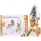 Domek dla lalek Rakieta kosmiczna + figurki i akcesoria / Classic World Domek dla lalek Rakieta kosmiczna + figurki i akcesoria / Classic World