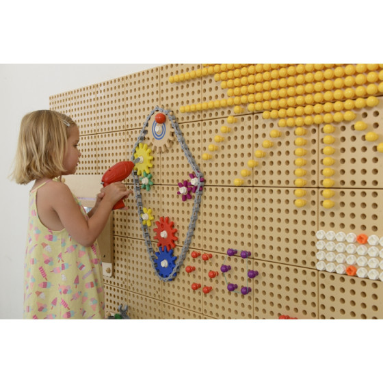 Koła zębate i łańcuch do tablicy STEM 79 el. / Masterkidz