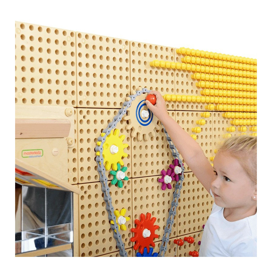 Koła zębate i łańcuch do tablicy STEM 79 el. / Masterkidz