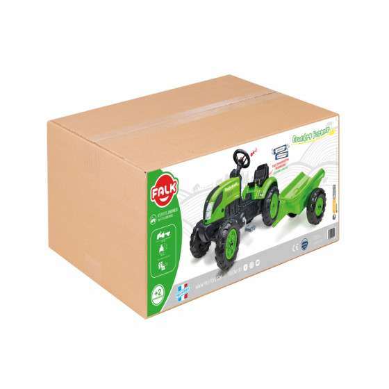Traktor na pedały z przyczepką Country Farmer / Falk