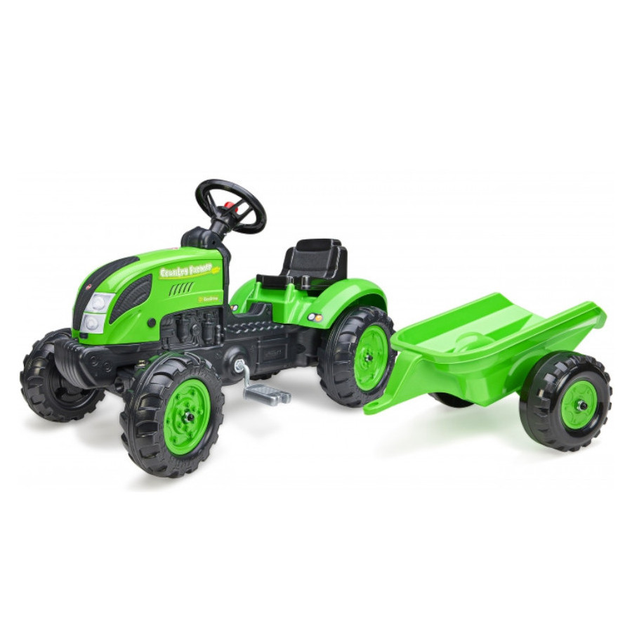 Traktor na pedały z przyczepką Country Farmer / Falk Traktor na pedały z przyczepką Country Farmer / Falk
