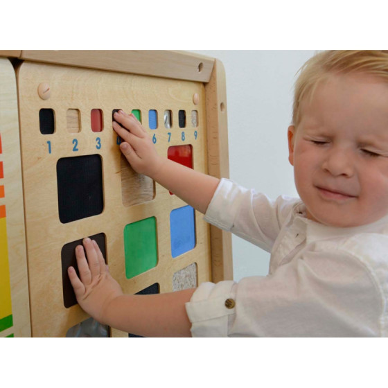 Tablica edukacyjna Rozpoznawanie struktur / Masterkidz