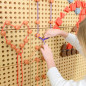 Zestaw sznurków i kołeczków do tablicy STEM 260 el. / Masterkidz