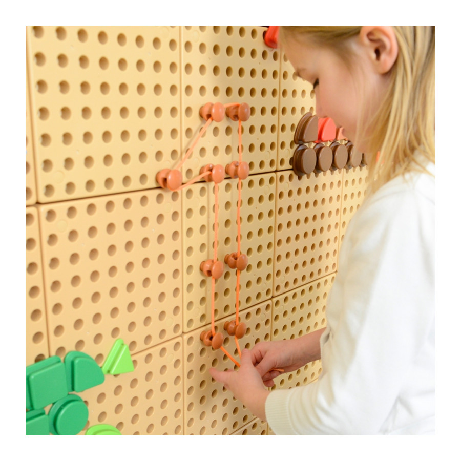 Zestaw sznurków i kołeczków do tablicy STEM 260 el. / Masterkidz