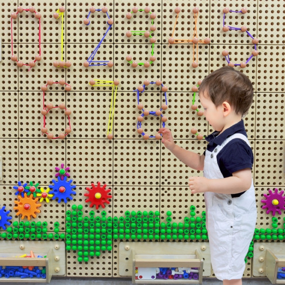 Zestaw sznurków i kołeczków do tablicy STEM 260 el. / Masterkidz
