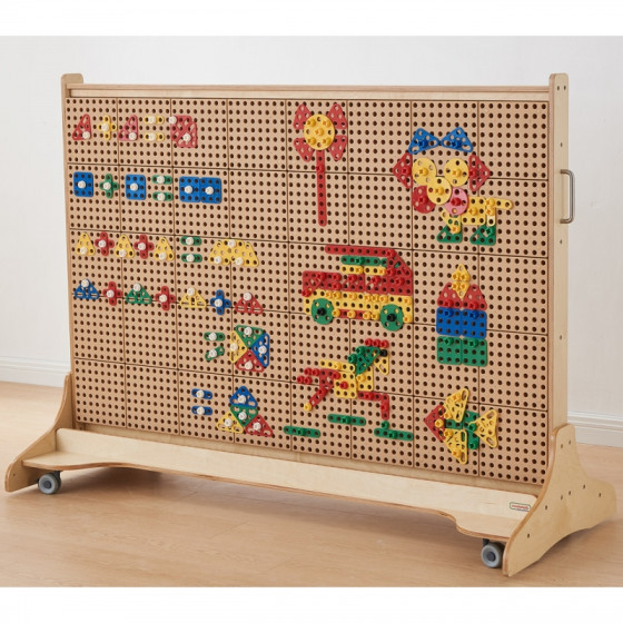 Zestaw geometrycznych kształtów do tablicy STEM 260 el. / Masterkidz