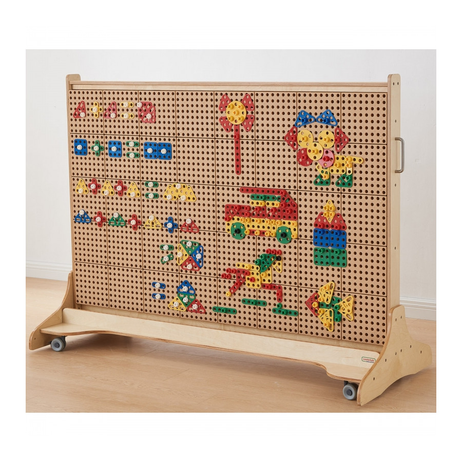 Zestaw geometrycznych kształtów do tablicy STEM 260 el. / Masterkidz