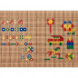 Zestaw geometrycznych kształtów do tablicy STEM 260 el. / Masterkidz Zestaw geometrycznych kształtów do tablicy STEM 260 el. / Masterkidz