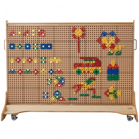Zestaw geometrycznych kształtów do tablicy STEM 260 el. / Masterkidz