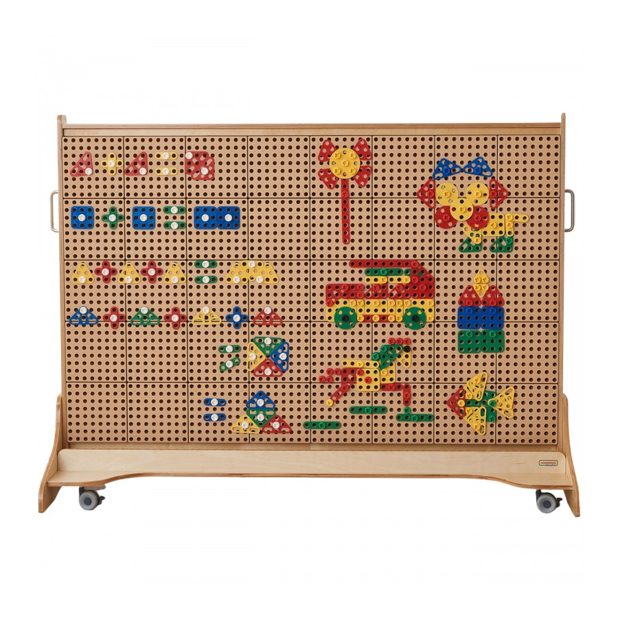 Zestaw geometrycznych kształtów do tablicy STEM 260 el. / Masterkidz