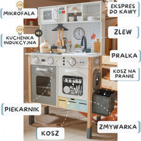 Interaktywna kuchnia z mapą świata i akcesoriami / Woopie
