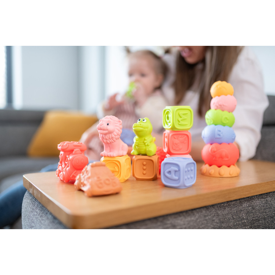 Sensoryczny zestaw edukacyjny Montessori 14 el. / Tullo