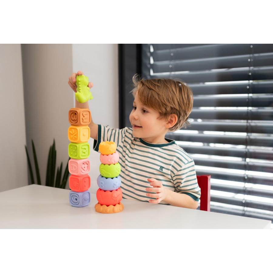 Sensoryczny zestaw edukacyjny Montessori 13 el. / Tullo