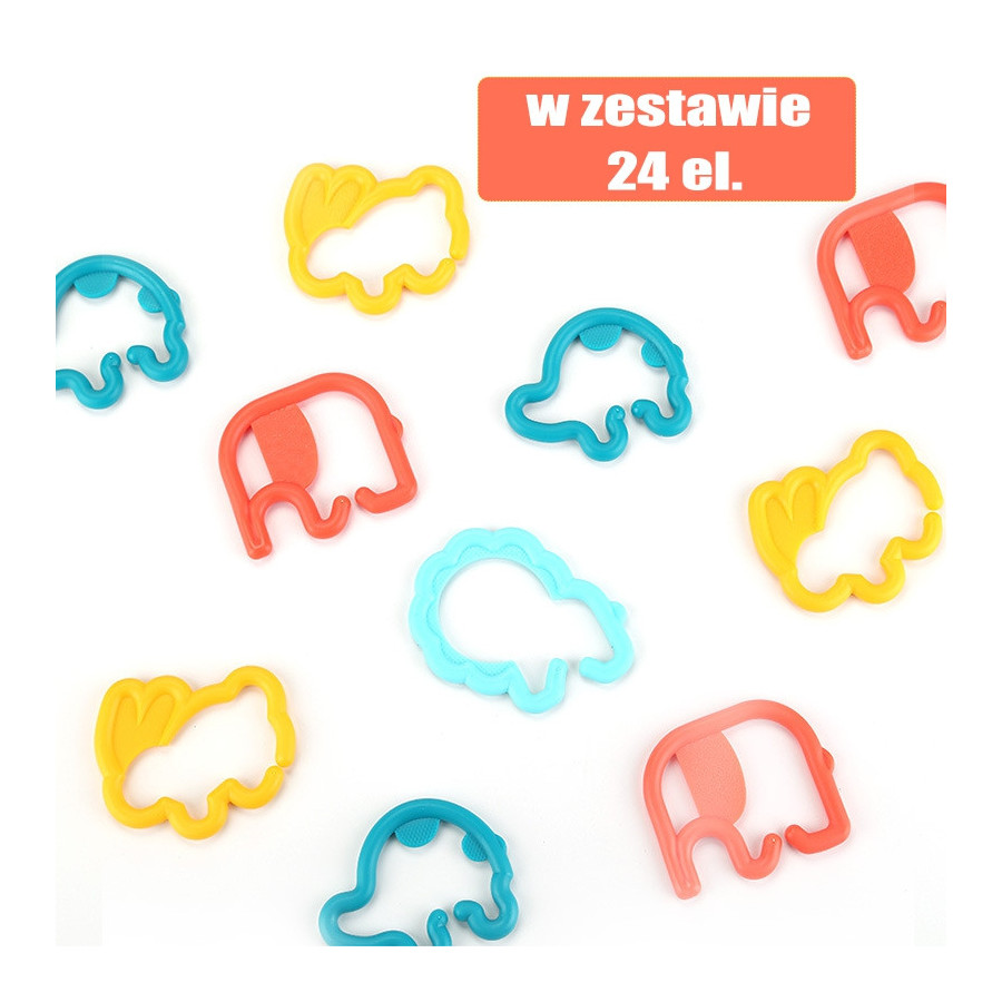 Gryzaki zwierzątka 24 szt. / Woopie