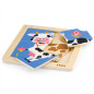 Mini puzzle maluszka Krówka 4 el. / Viga Mini puzzle maluszka Krówka 4 el. / Viga