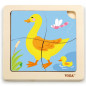 Mini puzzle maluszka Kaczuszka 4 el. / Viga Mini puzzle maluszka Kaczuszka 4 el. / Viga