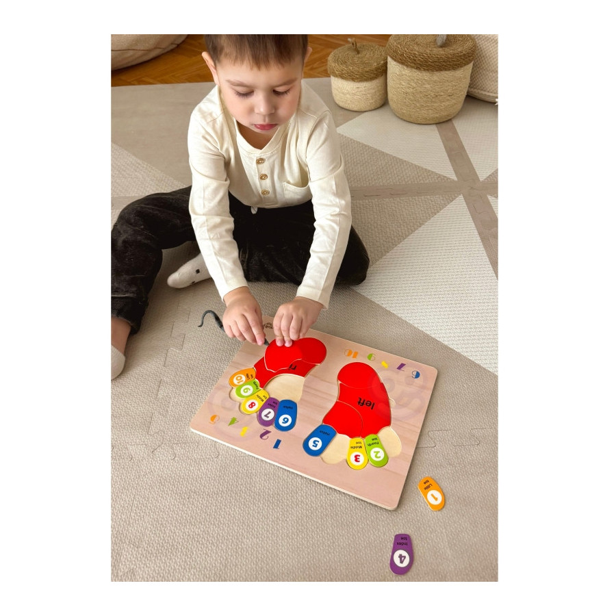 Edukacyjna układanka Stopy / Tooky Toy