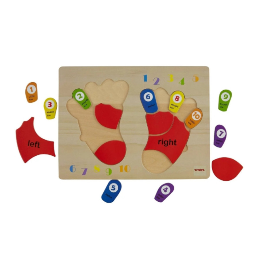 Edukacyjna układanka Stopy / Tooky Toy