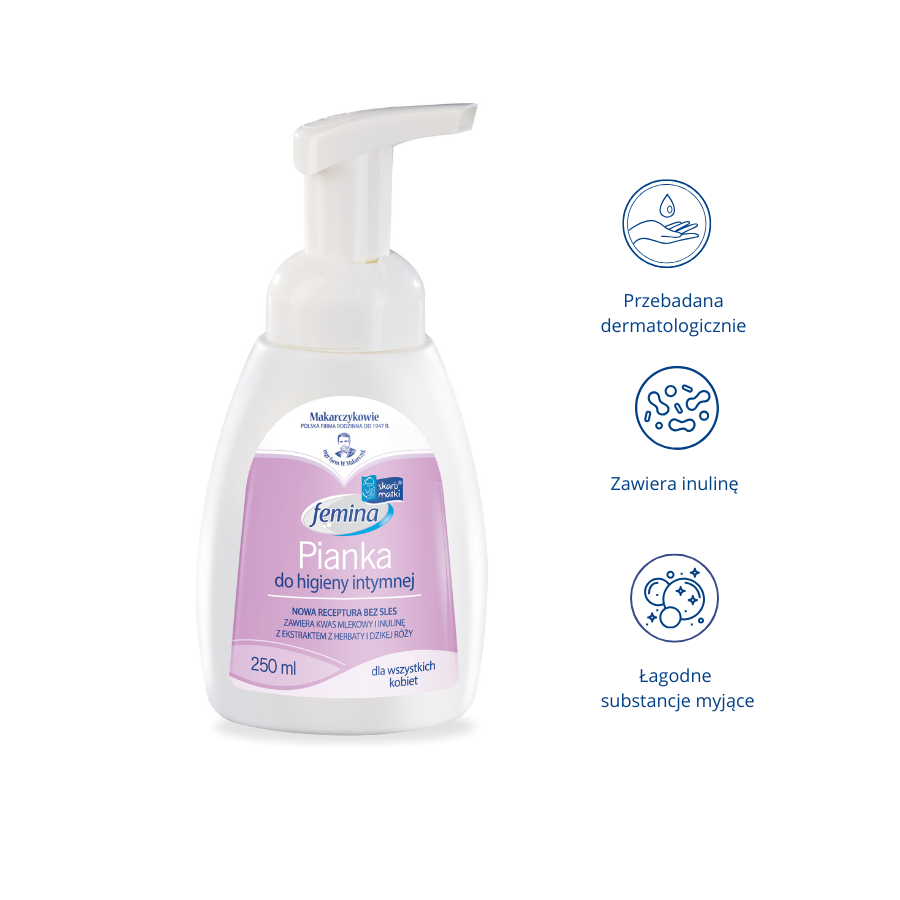 Pianka do higieny intymnej Femina 250 ml / Skarb Matki