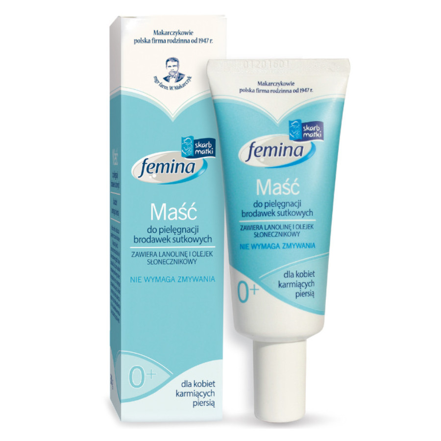 Maść do pielęgnacji brodawek sutkowych z lanoliną 30 ml / Skarb Matki Maść do pielęgnacji brodawek sutkowych z lanoliną 30 ml / Skarb Matki