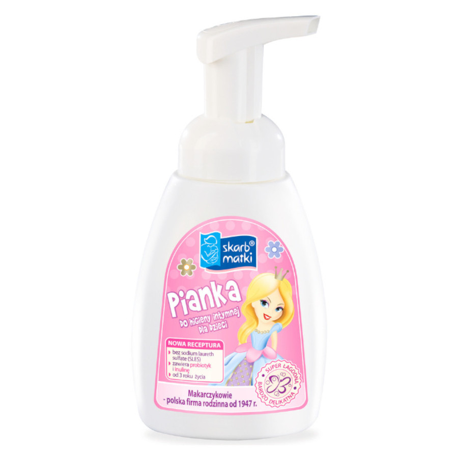 Pianka do higieny intymnej dla dzieci 250 ml / Skarb Matki Pianka do higieny intymnej dla dzieci 250 ml / Skarb Matki