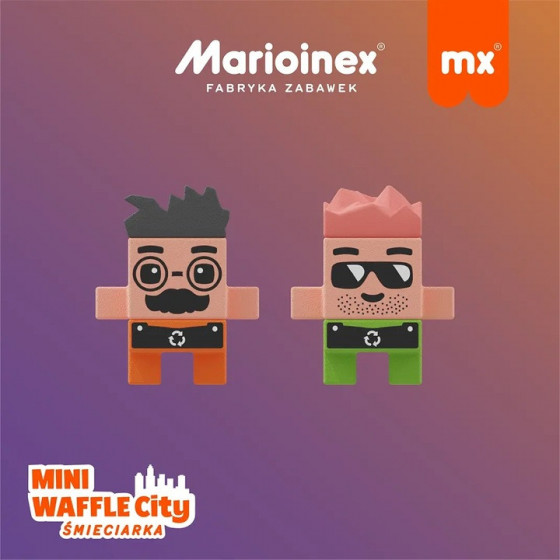 Mini Waffle City - Śmieciarka / Marioinex