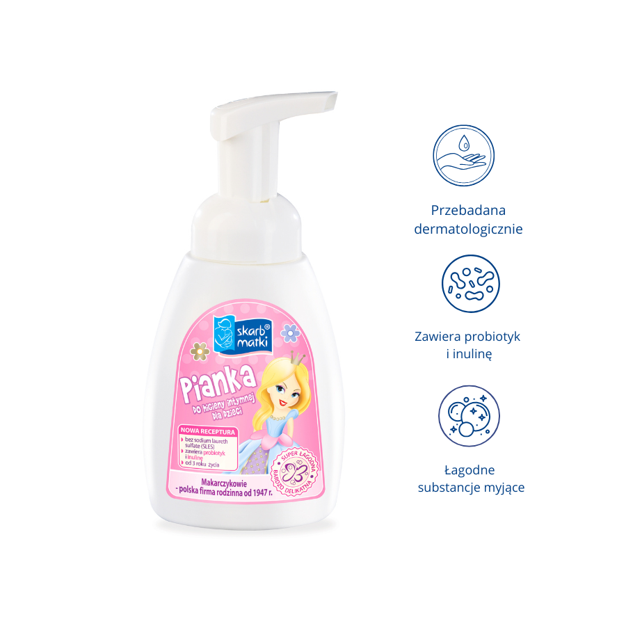 Pianka do higieny intymnej dla dzieci 250 ml / Skarb Matki