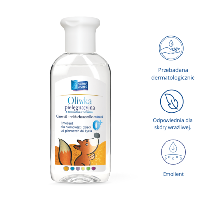 Oliwka z wyciągiem z rumianku dla dzieci i niemowląt 150 ml / Skarb Matki