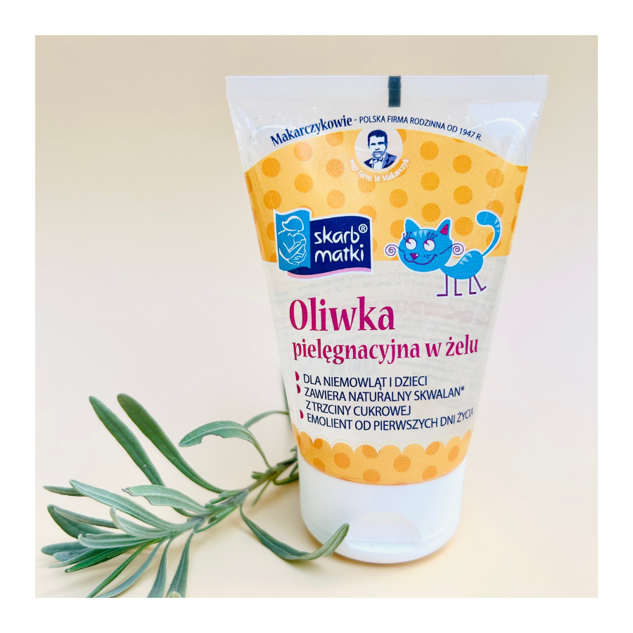 Oliwka w żelu z witaminą E dla niemowląt i dzieci 125 ml / Skarb Matki